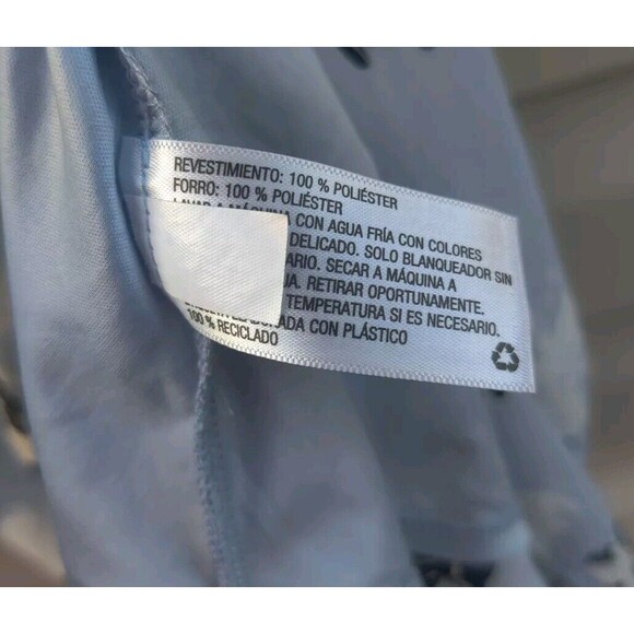 Xhilaration Womens Blue Floral Dress Size Medium M Beach Flowers Spring Summer - Picture 7 of 12